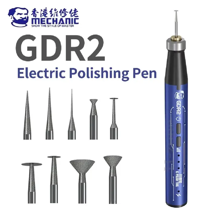 Stylo de polissage électrique multifonction MECHANIC GDR2 pour la réparation de téléphones portables