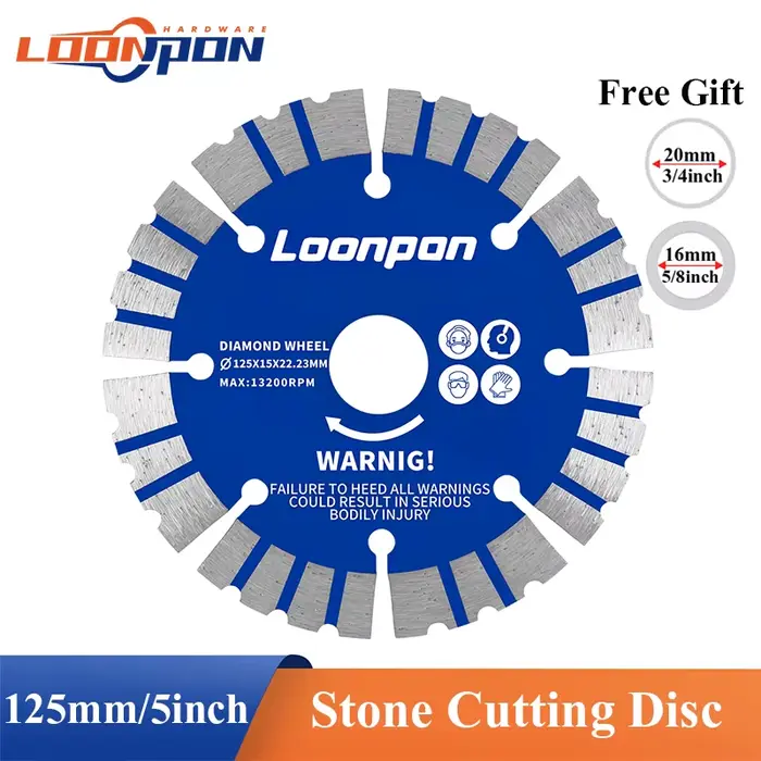 Loonpon-Lame de Scie Diamant de 125mm