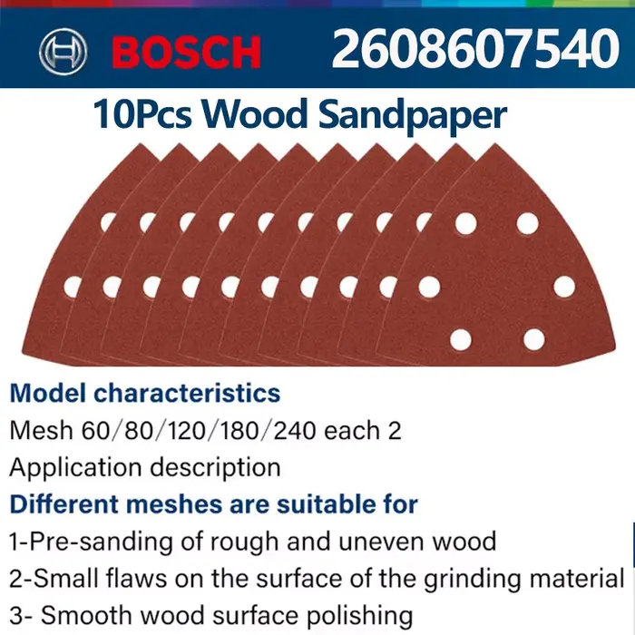 Bosch – lames de scie oscillantes originales pour le travail du bois, fente, polissage, lame de coup