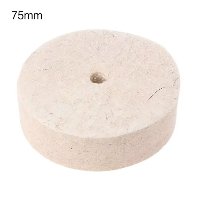 Disque de polissage en feutre pour meuleuse d'établi, outil lointain, bois, aluminium, acier inoxyda