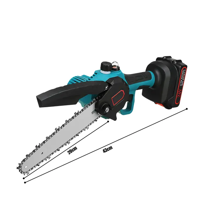 Mini tronçonneuse TKKEACE 6 pouces avec 2 batteries 21V, tronçonneuse électrique puissante et portab