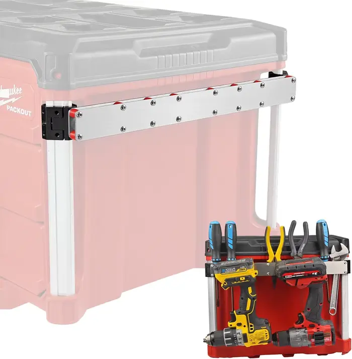 Support de perceuse électrique adapté à la boîte à outils d'emballage Milwaukee