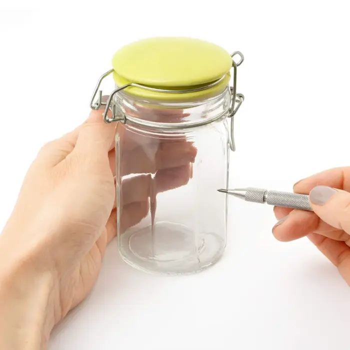 Outil de débavurage avec 11 lames pivotantes en acier rapide et stylo marqueur pour métal