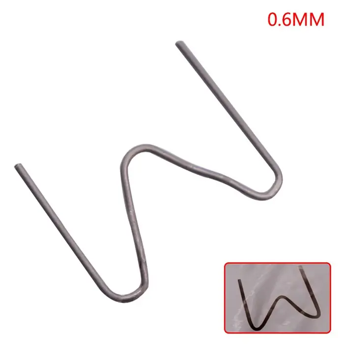 100pc pistolet à ongles de soudage agrafeuse à chaud agrafes 0.8/0.6mm pour soudeur en plastique Mac
