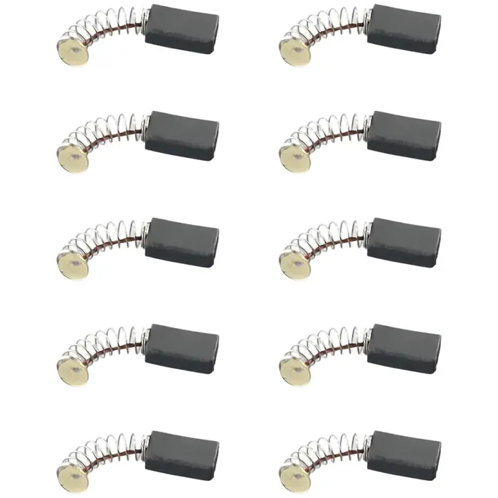 Balais de carbone pour meuleuse, 5x8x15mm, 10 pièces, balais métalliques en carbone pour moteur élec