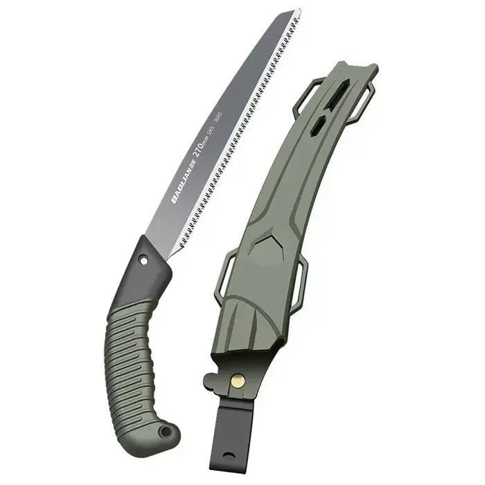 Scie à main pliable ergonomique pour le camping en plein air