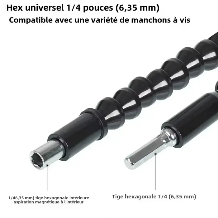 105 ° Adaptateur de tournevis de fixation de perceuse d'angle