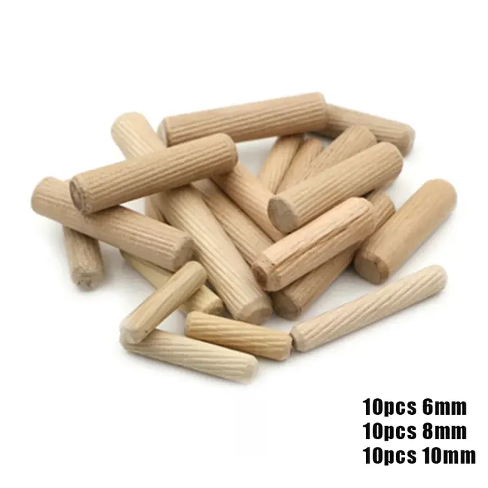 10 pièces 6mm8mm10mm mortaise en bois et Tenon Eucalyptus