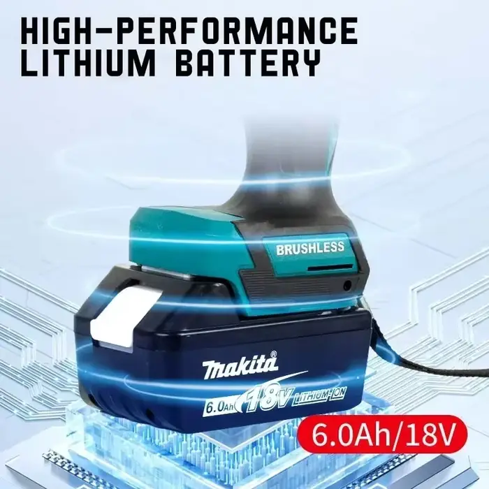 MAKITA Perceuse à main électrique rechargeable au lithium 18V 13mm DDF487RTJX sans chargeur ni batterie
