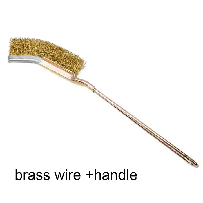 Mini brosse métallique en acier/laiton/nylon