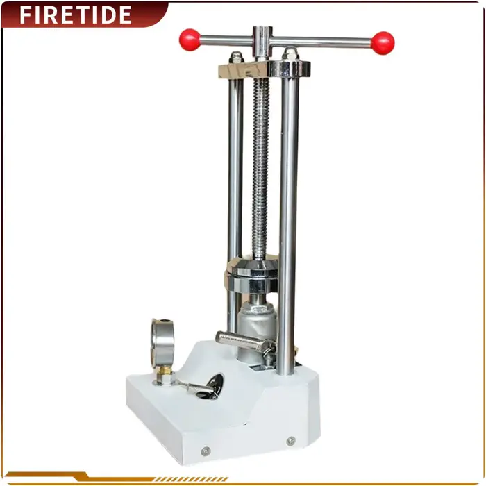 Presse dentaire hydraulique avec manomètre