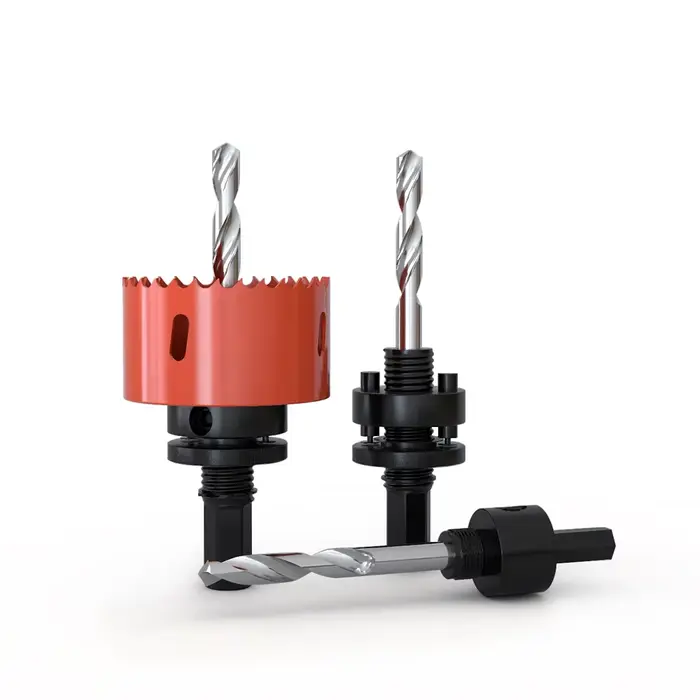 Foret à bois A2/A4, adaptateur SDS Plus et hexagonal pour scie cloche bimétallique