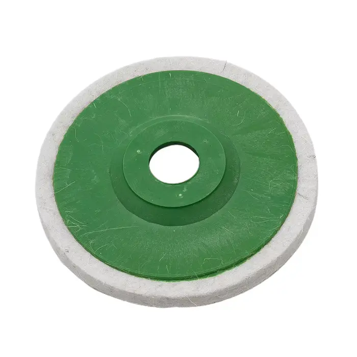 2 pièces 125mm laine feutre polissage meule tampon polisseuse meules de polissage