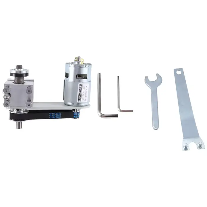 Mini scie de Table en aluminium broche de levage bricolage coupe polissage accessoires pour le travail du bois