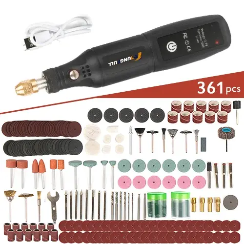 Mini ensemble d'outils rotatifs électriques sans fil