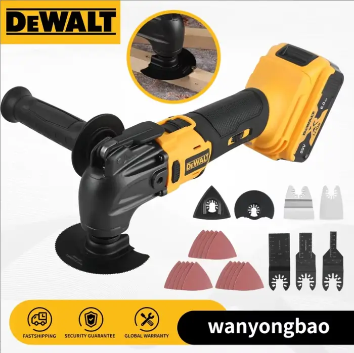 Outil oscillant sans fil DEWALT - Outil à vibrations multi-usages pour la découpe, le polissage et l