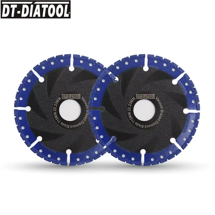 DIATOOL 1/2pcs Dia 115mm scie sphérique brasé universel disque de coupe en acier tuyau fer barre d'armature pierre dure