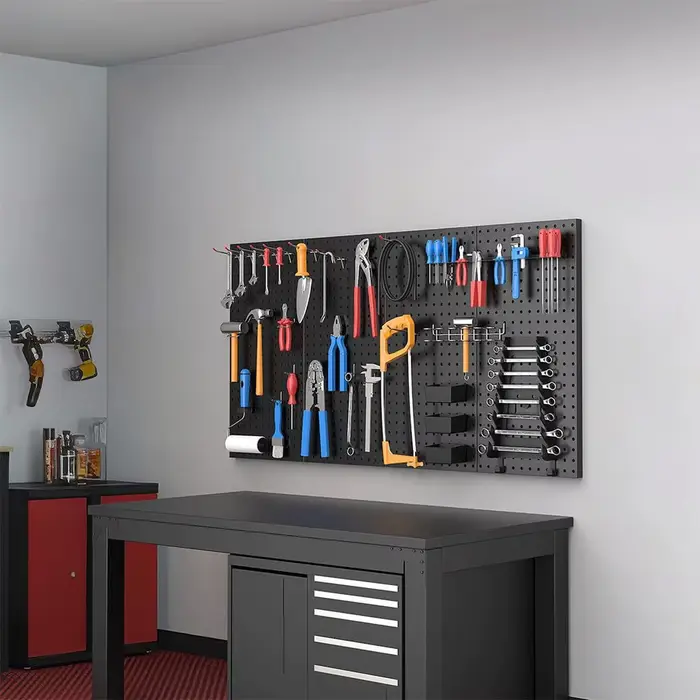 Outil de matériel de stockage en métal, planche murale, planche d'emballage, bricolage multifonction