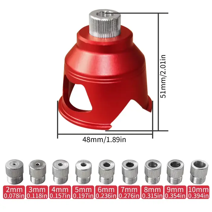 Kit de gabarits de perçage vertical pour chevilles