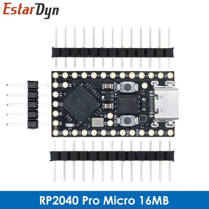 Carte de développement RP2040 Pro Micro Raspberry PI PICO double cœur prend en charge Mciro Python