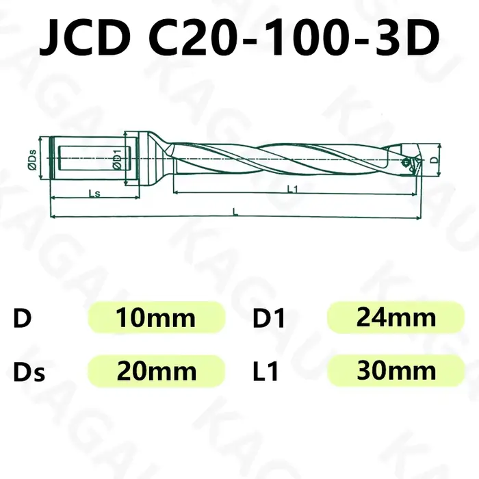 Tige de forage à couronne à refroidissement interne 3D 5D 8D 10D pour perçage de trous profonds, dia