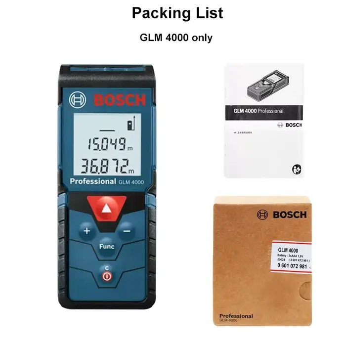 Bosch 40M télémètre Laser GLM 400/4000 Multi Modes