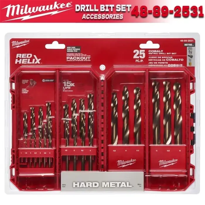 Milwaukee 4932492004 Jeu de forets pour outils électriques