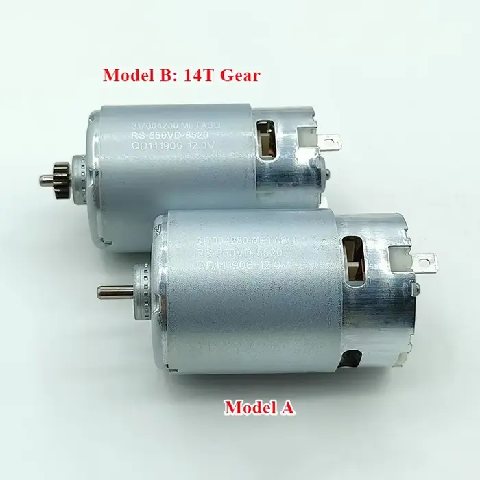 MABUCHI RS-550VD-8520 317004280 Moteur électrique haute vitesse DC 12V 22000 tr/min pour perceuse sans fil METABO