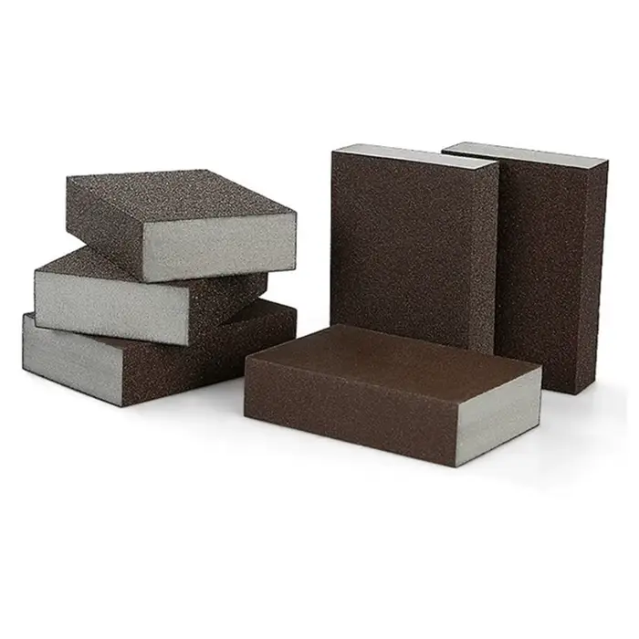 Blocs d'éponge de ponçage 60 80 100 120180 240 grain mur meulage bloc de sable papier de verre brique
