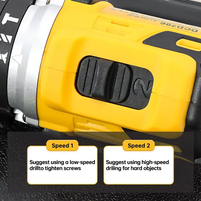 Dewalt DCD796 perceuse à percussion compacte sans fil sans brosse lumière LED puissant outil électrique