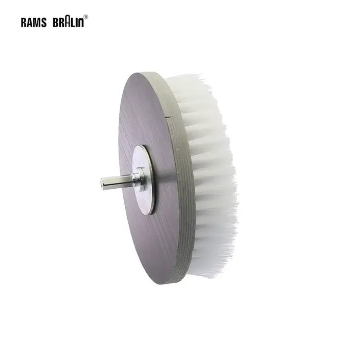 Brosse de perceuse à récurer électrique