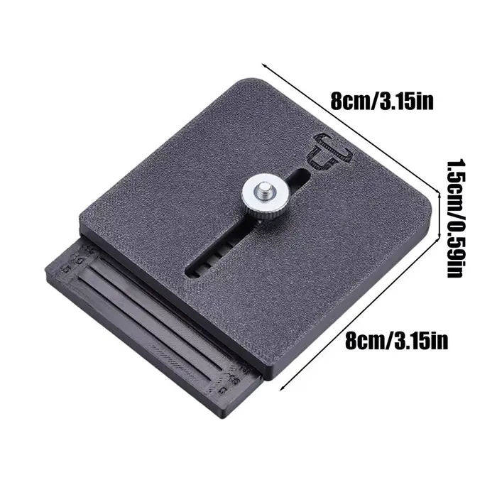 Guide de finition des bords antidérapant, précision réglable, gabarit de coupe DIY pour porte de pla