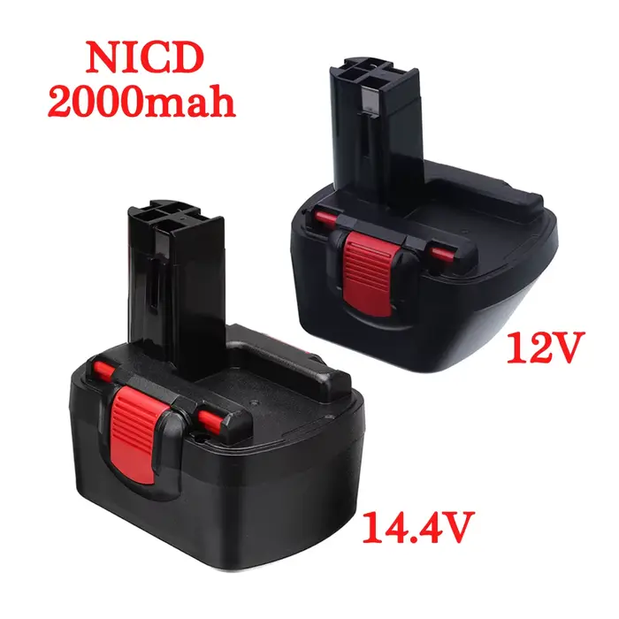 2.0Ah Ni-CD Batterie 12 V Pour Bosch BAT043 GSR 12 VE-2 GSB 12 VE-2 Tournevis perceuse électrique 14