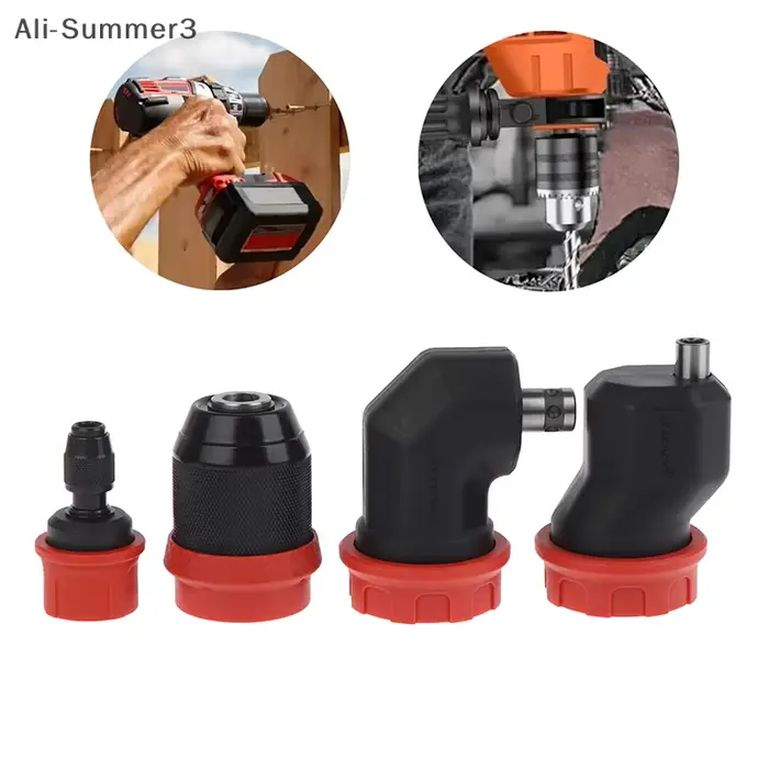 Mandrin de Conversion de perceuse à dégagement rapide pour embouts hexagonaux de 6.35mm