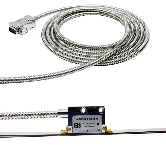 Meuleuse de tour de fraisage de haute précision, échelle magnétique DRO 5V 0.005mm, encodeur linéair
