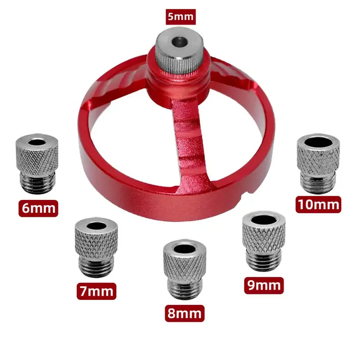 Guide de perçage pour chevets de menuiserie 5-10 mm