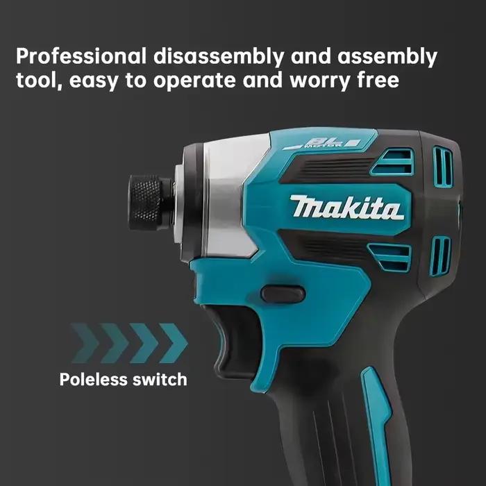2025 Makita DTD173 bule 18v sans brosse Lithium-ion pilote d'impact outil électrique outil multifonc