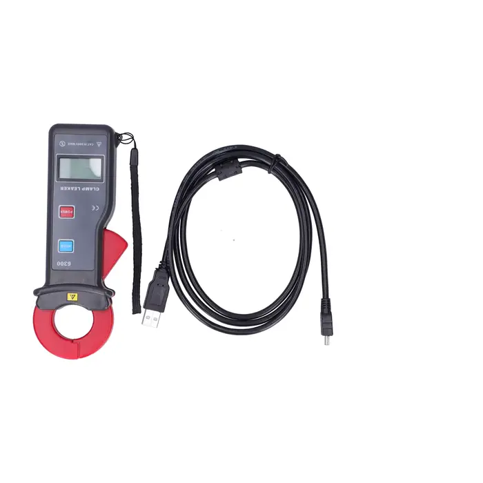 Compteur de courant de fuite à pince numérique avec communication USB