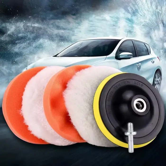 Kit de 6 tampons de polissage pour voiture de 3 pouces