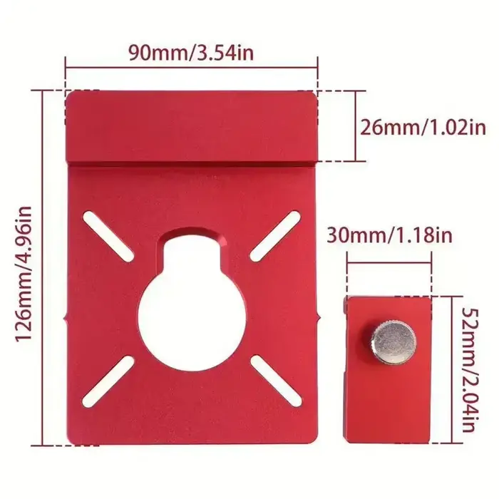 Adaptateur de scie sur Rail de guidage de routeur de routage