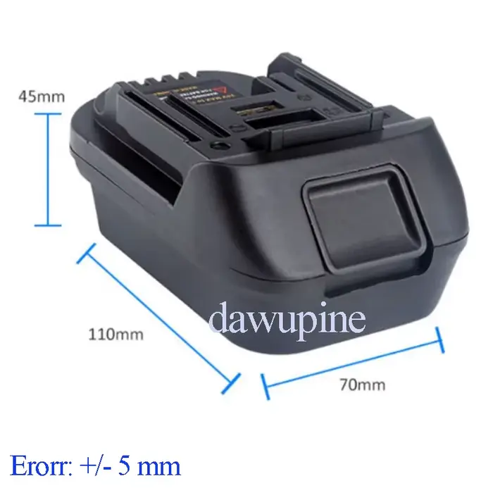 Adaptateur convertisseur DM18M pour Milwaukee pour M18 pour batterie Li-ion Dewalt 20V pour outils électriques Makita
