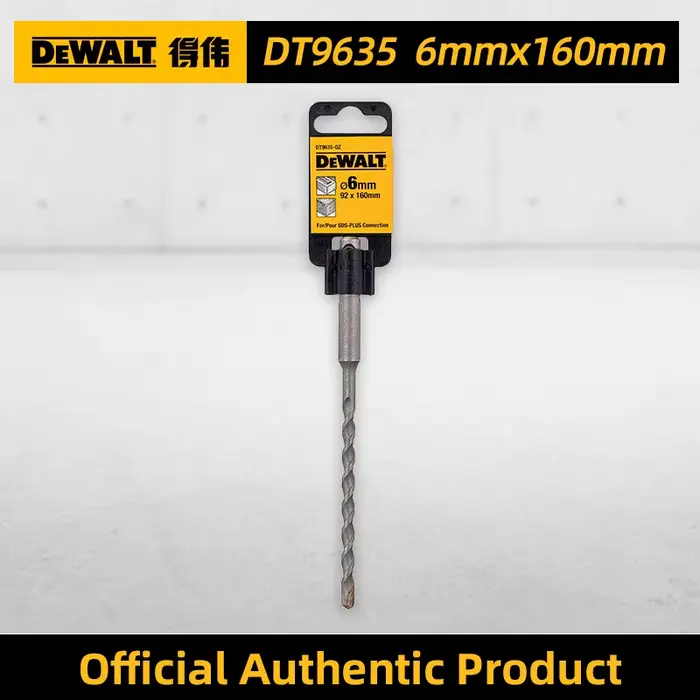 Jeu de forets pour marteau perforateur électrique DEWALT à 4 rainures, foret à double dent en carbur