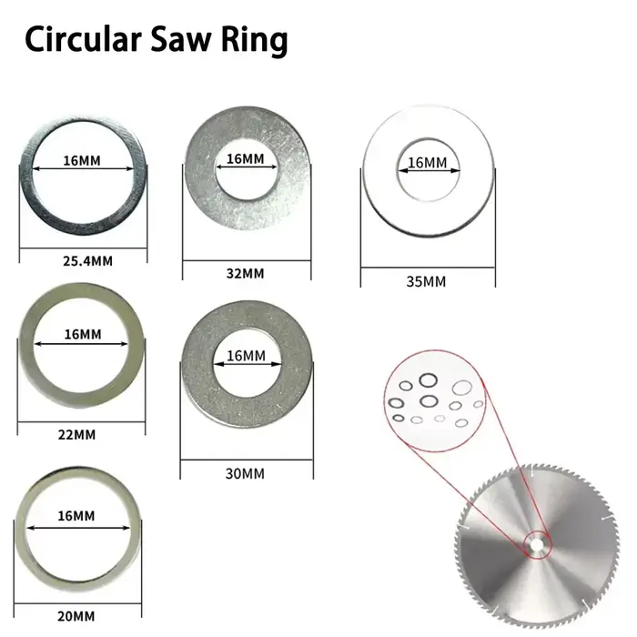 Anneau de réduction de lame de scie circulaire