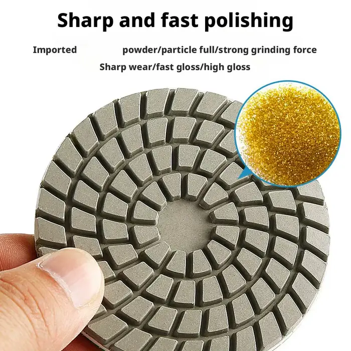 Disque de polissage à sec pour meuleuse d'angle