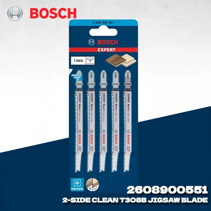 Bosch 2608900551 EXPERT T308B Lame de scie sauteuse 117 mm