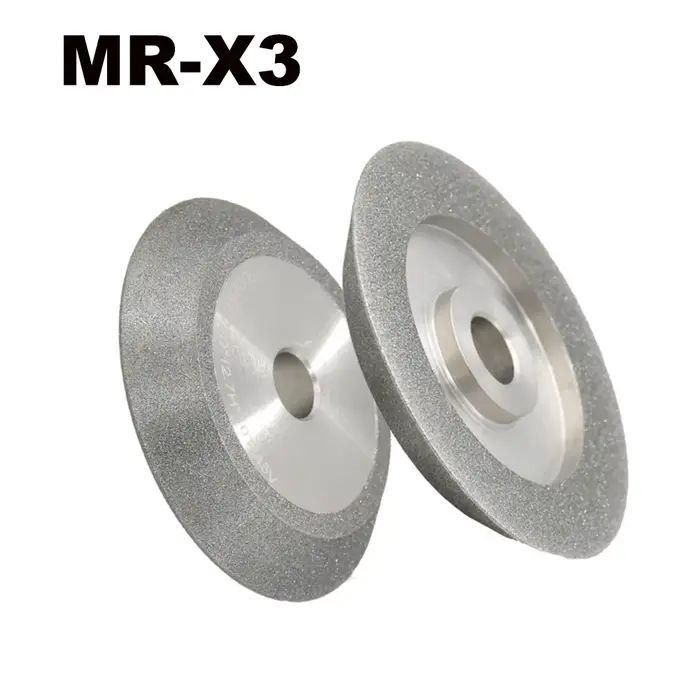 MR 20G 78-125mm CBN meule SDC cercle de meulage 230 grain meuleuse pour carbure métal tungstène acier fraise