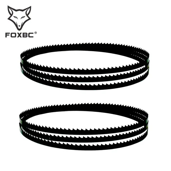 Lames de scie à ruban FOXBC 1490 mm 6TPI 1490x13x0,5 mm 2 pièces