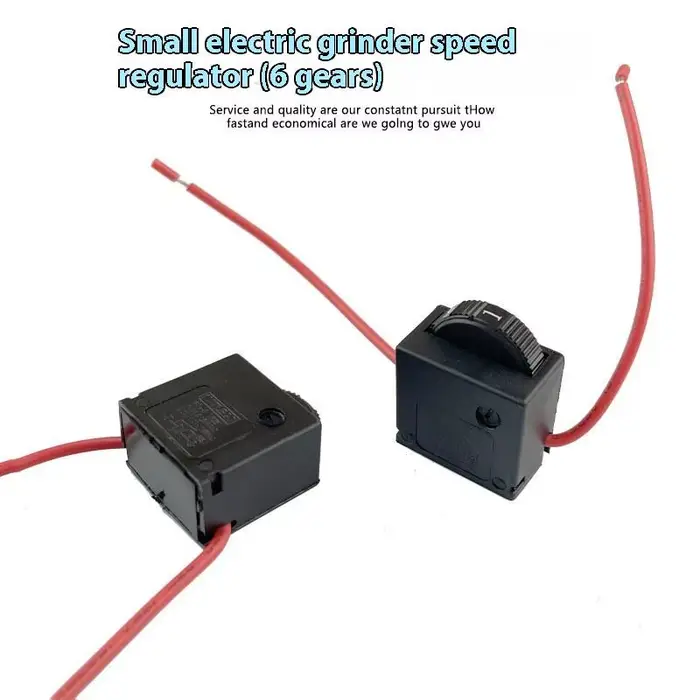 Vente flash : Contrôleur de vitesse à 6 niveaux AC220V pour meuleuse électrique DR2-6/1FE 12A 250V