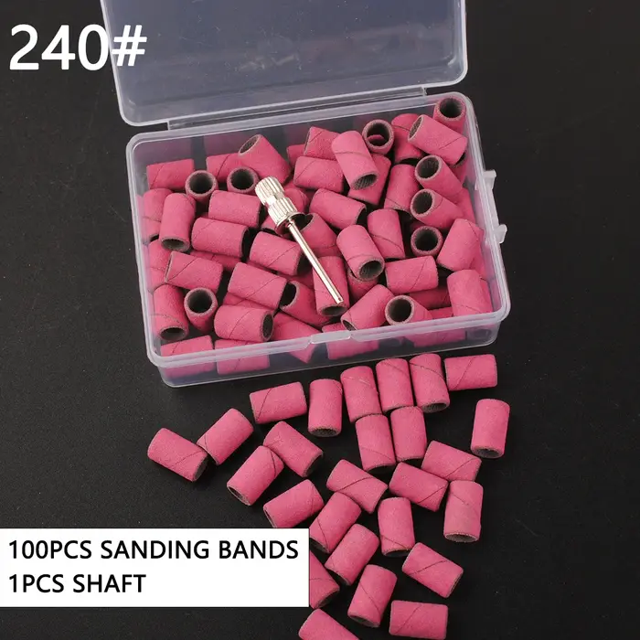 100 pièces bandes de ponçage avec 1