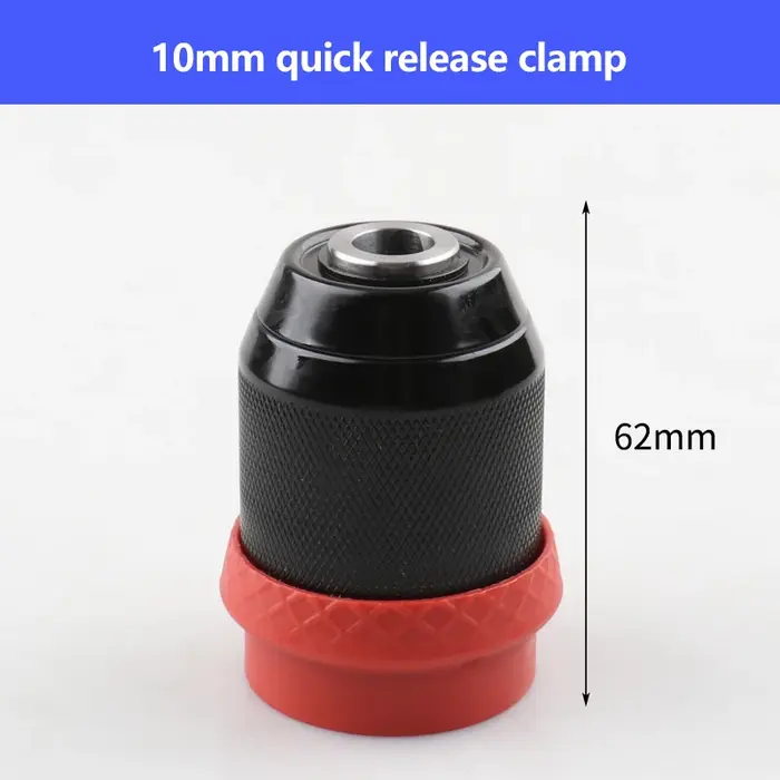 Mandrin de Conversion de perceuse à dégagement rapide pour embouts hexagonaux de 6.35mm